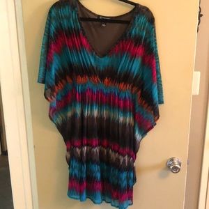 Multi colored casual dress